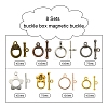 74Set 8 Style Tibetan Style Alloy Toggle Clasps FIND-YW0001-38-2