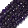 Natural Amethyst Beads Strands G-B165-A10-6mm-2