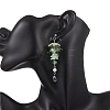 Jellyfish 304 Stainless Steel Shell Pearl Dangle Stud Earrings EJEW-TA00773-01-2