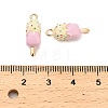 Alloy Enamel Pendants X-PALLOY-R155-01G-06-3