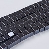 Non-Magnetic Synthetic Hematite Beads G-H1076-1-1