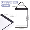 Erasable PVC Hanging Price Tags with Rope CDIS-WH0021-069B-01-2