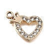 UV Plating Alloy Crystal Rhinestone Pendants RB-CBAD37D-30G-1