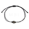 Adjustable Glass Seed Bead Link Bracelets DH6590-12-1