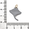 Printed 304 Stainless Steel Pendants SA-CBA59B8-04B-G-3