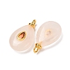 Natural Rose Quartz Pendants GG-CBAA798-01G-01-3