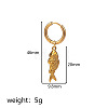 304 Stainless Steel Hoop Dangle Earrings WG37D9E-07-1