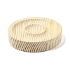 Pine Wooden Bangle Bracelet Finger Ring Diplay Holder Tray BDIS-D002-01A-4