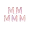 UV Plating Transparent Acrylic European Beads OACR-M027-02M-01-1