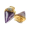 Natural Amethyst Big Pendants G-F639-06B-G-2