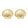 Brass Stud Earrings EJEW-R032-02G-4