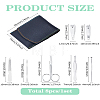 PVC Leather Case & Zinc Alloy & Carbon Steel Manicure Tools Sets: EarPicks MRMJ-WH0086-62B-2
