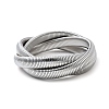 304 Stainless Steel Stretch Bracelets BJEW-A031-01B-P-2