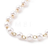 Round Plastic Imitation Pearl Beaded Bracelets BJEW-E054-07G-3