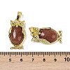 Synthetic Goldstone Pendant KK-F887-02G-14-3