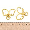 Zinc Alloy Swivel Clasps FIND-K026-02G-3