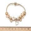 Alloy Enamel European Beads Charm Bracelets BJEW-F495-07G-3