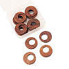 20Pcs Walnut Wood Pendants WOOD-CJ0001-23-3