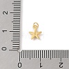 925 Sterling Silver Starfish Charms STER-K181-04G-3