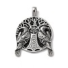 Viking 304 Stainless Steel Big Pendants X-STAS-L223-09AS-1