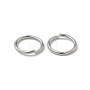 Tarnish Resistant 304 Stainless Steel Open Jump Rings STAS-J013-10x1mm-01-4