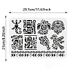PET Hollow Out Drawing Painting Stencils DIY-WH0422-0027-2