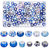 120Pcs 12 Styles Resin European Beads FIND-SC0010-24B-1