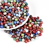 Picasso Baking Paint Glass Seed Beads SEED-N007-38A-03-1
