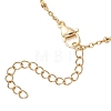 304 Stainless Steel Glass Link Bracelets BJEW-JB13489-4