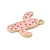 Alloy Enamel Pendants ENAM-A009-06G-01-2