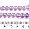 Baking Painted Transparent Glass Beads X-DGLA-M001-8mm-01-5