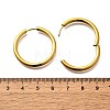 304 Stainless Steel Hoop Earrings for Women EJEW-M068-15D-G-5