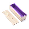 Rectangular Pine Wood Soap Molds Sets DIY-F057-03B-3