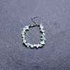 Natural Flower Amazonite Chip Beaded Bracelets for Women IW6789-28-1