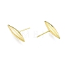 Brass Horse Eye Stud Earrings for Women EJEW-G322-17G-2