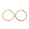 Ring 304 Stainless Steel Hoop Earrings for Women Men EJEW-B049-01E-G-1