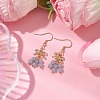 Natural Ang Dangle Earring EJEW-JE05910-2