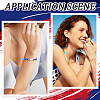 Independence Day Acrylic/ABS Plastic Imitation Pearl OACR-SP0001-66A-01-4