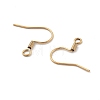 304 Stainless Steel Earring Hooks Ion Plating(IP) LS-STAS-P221-04G-01-2