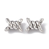 Tibetan Style Alloy European Beads PALLOY-E011-01AS-2