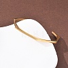 304 Stainless Steel Cuff Bangles BJEW-P373-01G-3