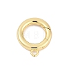 Brass Spring Gate Clasps KK-M311-25G-01-1