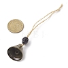 Iron Bell Pendant Decorations HJEW-JM02175-3