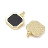 Alloy Acrylic Pendants AL-CBA4262-03G-02-2