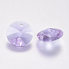 Faceted Glass Rhinestone Charms RGLA-F049-10mm-371-2