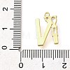 Brass Micro Pave Cubic Zirconia Pendants KK-M310-01G-14-3