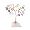 Natural Fluorite Chips Tree of Life Decorations DJEW-P022-01B-05-1