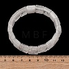 Natural Quartz Crystal Beaded Stretch Bracelets for Unisex G-K303-02O-5