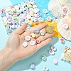 80Pcs 2 Styles Opaque Acrylic Beads SACR-YW0002-18-3