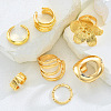 Zinc Alloy Mixed Shapes Cuff Open Rings Sets for Women WGA5E66-01-4